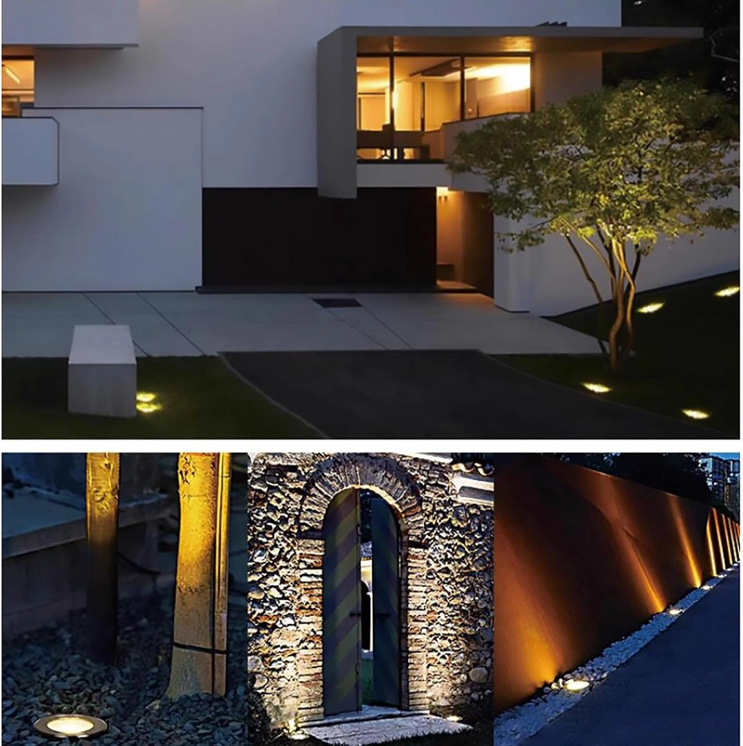 Garden Buried Light Outdoor – 36W Warm White LED (3000K) | Inground Landscape Light | D4071-Elsewedy | Ø30 x 10 cm | Waterproof Driveway & Pathway Lighting - Image 3