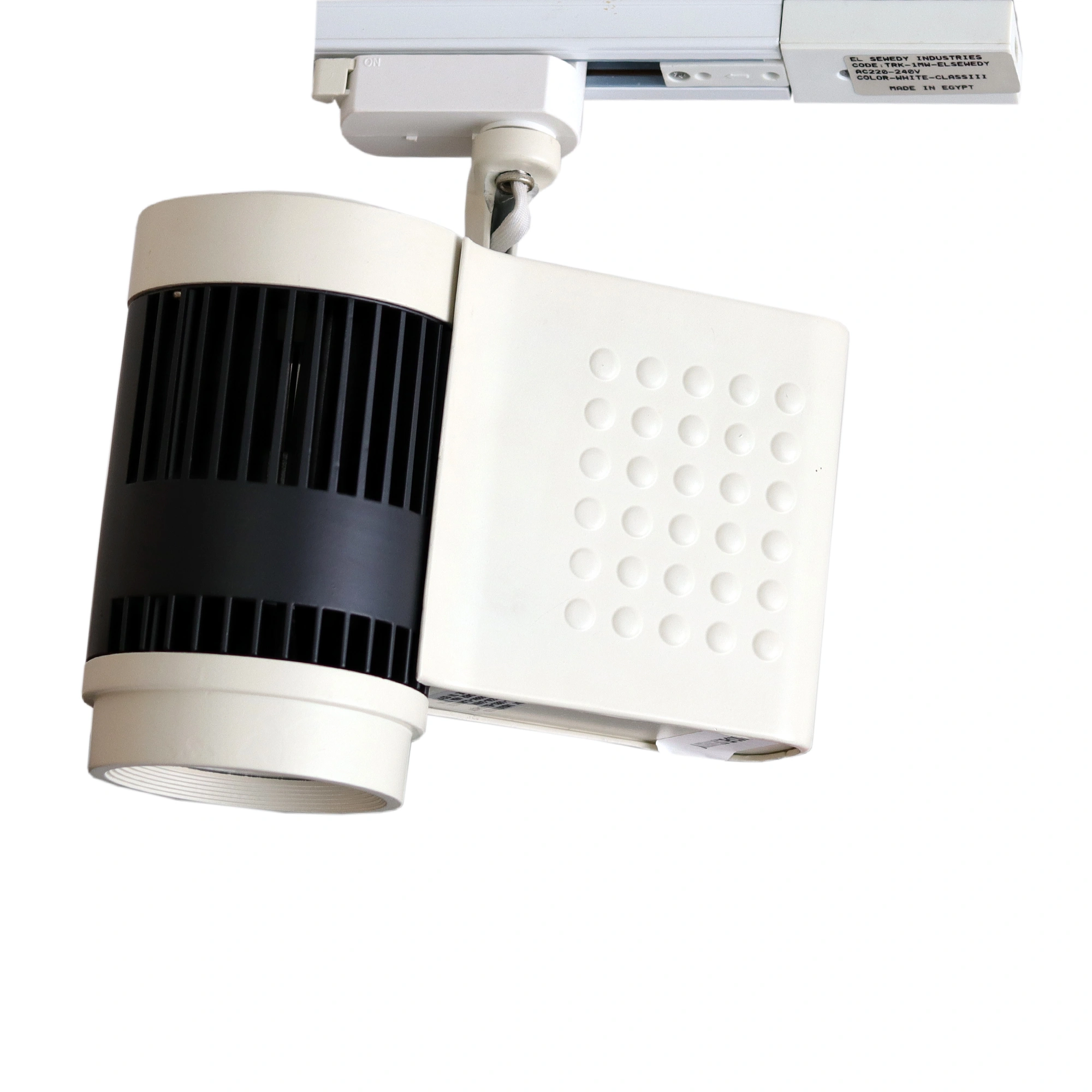 Led Track Lighting Head 40w Track Light 5000K Head Ceiling Spotlight Fixtures White Track Lighting Head for Accent Task Art, Flicker Free COB-1003-Elsewedy - Image 2