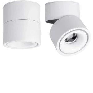 12W LED Ceiling Spotlight – 360° Adjustable Surface Mounted COB Light for Indoor Use – Modern Rotatable Light – Cool White | سبوت لايت سقفي LED بقوة 12 واط – قابل للتعديل 360 درجة – إضاءة COB مثبتة على السطح