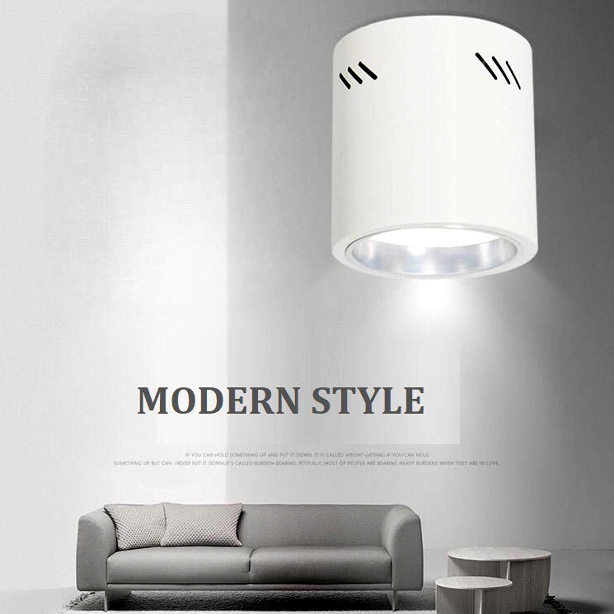 Cylinder Shape Surface Downlight Spot Light IP44 Living Room Washroom Office Ceiling Light EGYCYLINDER-190X210