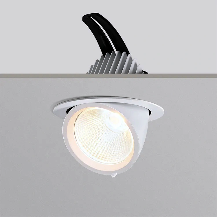 High Color Rendering 20W 6000K Clothing Store Led Spotlights, Adjustable COB Trunk Lights, Storefront Recessed Ceiling Lights, Commercial Shop Lamps Elsewedy ES-0119 - Image 3