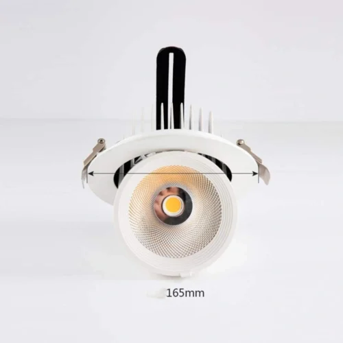 High Color Rendering 20W 6000K Clothing Store Led Spotlights, Adjustable COB Trunk Lights, Storefront Recessed Ceiling Lights, Commercial Shop Lamps Elsewedy ES-0119 - Image 6