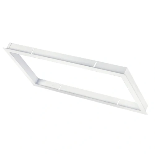 2x2FT Recessed Frame Kit for LED Panel Light, Aluminum Bracket Kit for 60×60cm LED Flat Panel, Drop Ceiling Push Frame for 2′x2′ Ceiling Light Fixtures – FRAME-60X60-PUSH - Image 2