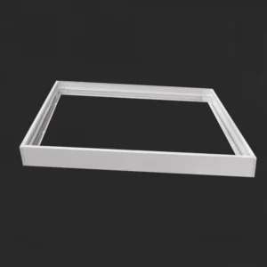 2x2FT Surface Mount Kit for LED Panel Light – Aluminum Mounting Bracket Frame for 60x60cm Flat Panel, Drop Ceiling Light Fixture Mount, FRAME-SURFACE-60X60