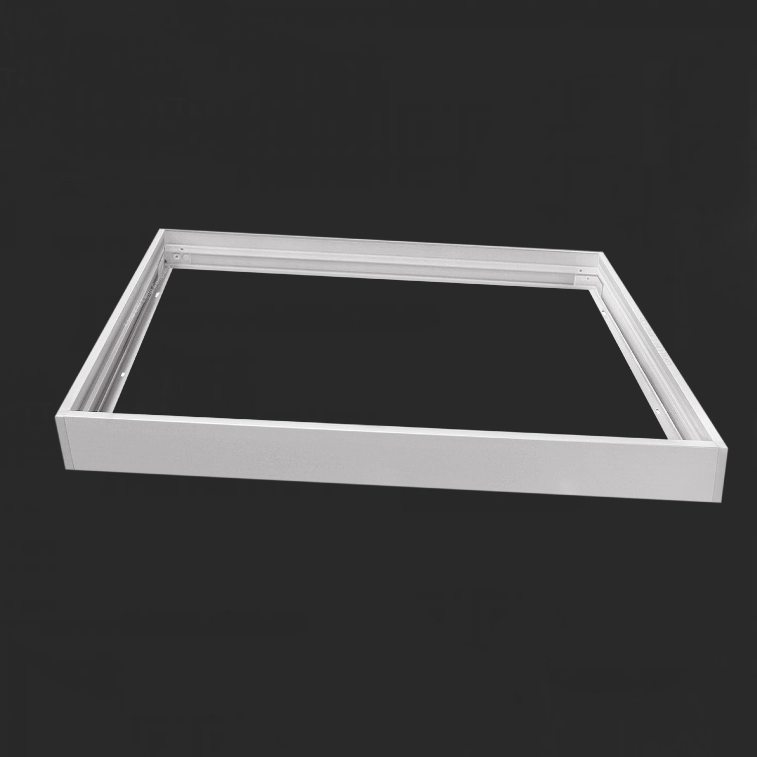 2x2FT Surface Mount Kit for LED Panel Light – Aluminum Mounting Bracket Frame for 60x60cm Flat Panel, Drop Ceiling Light Fixture Mount, FRAME-SURFACE-60X60
