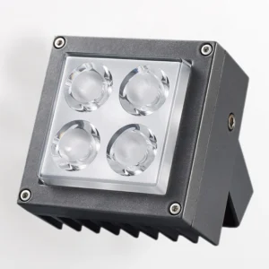 12W LED Flood Light Outdoor, IP65 Waterproof colorful Light, 1800K, Yellow, Blue Flood Lights for Backyard, Garden, Garage, Playground JN001