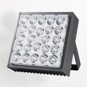 72W LED Flood Light Outdoor, IP65 Waterproof colorful Light, 1800K, 6500K, Yellow, Blue Flood Lights for Backyard, Garage, Playground JN010