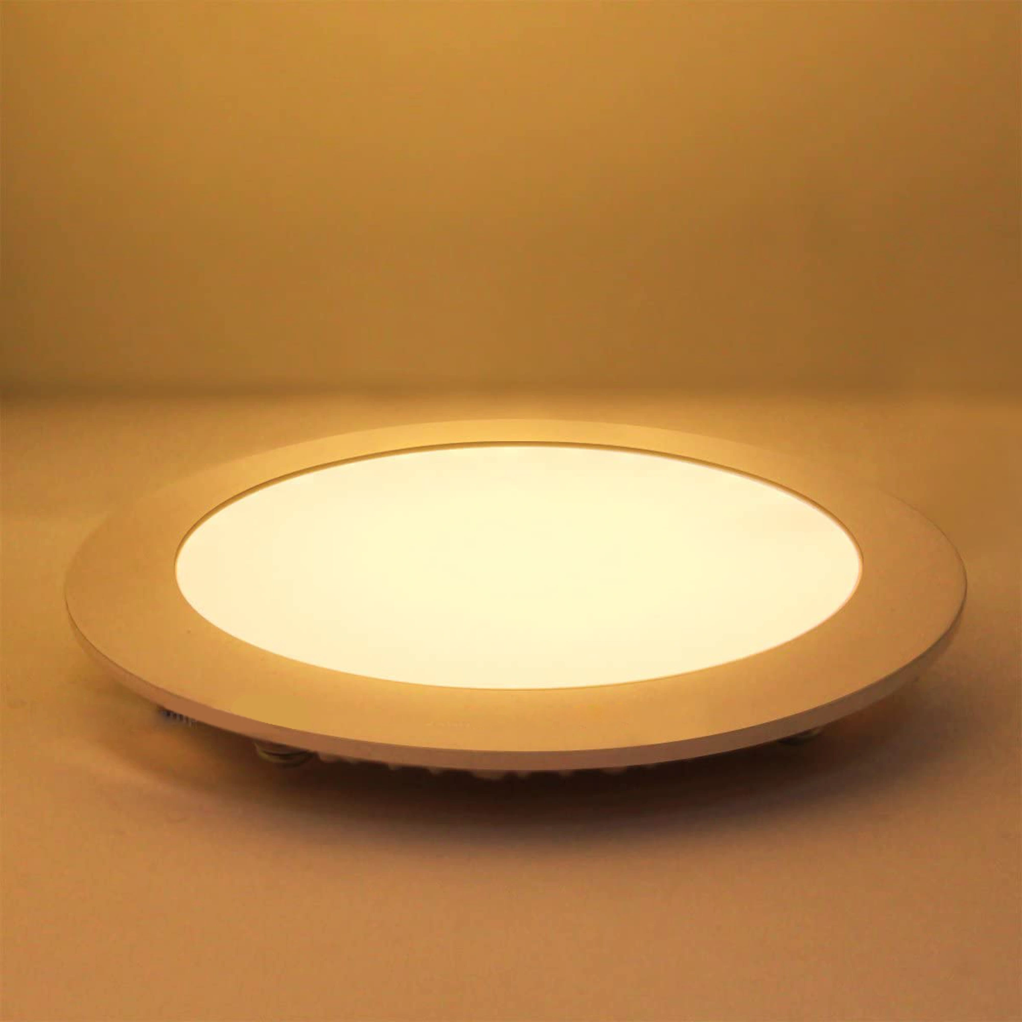 Elsewedy Ceiling Light LED 18W Round Slim Panel – Recessed Ceiling Light, White & Warm White (3000K/6000K), 80-100Lm/W, Modern Ultra-Slim Flush Mount for Living Room, Bedroom, Kitchen, Study, Corridor - Image 3