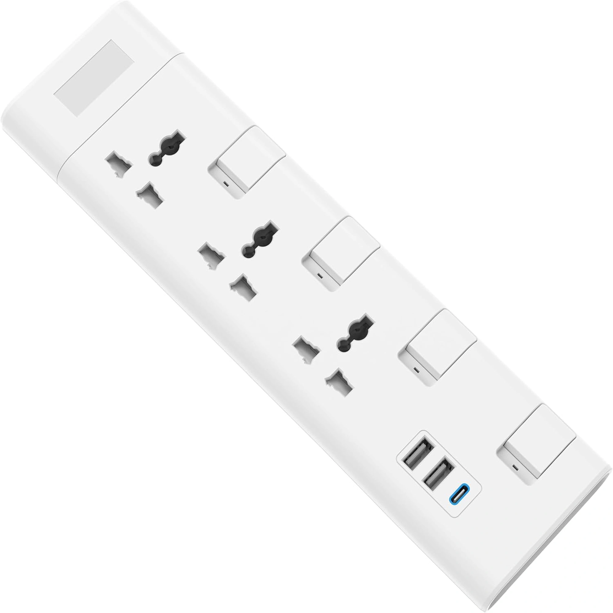 Elsewedy Universal Extension Lead Surge Protector – 4 and 3 Universal Outlets & 3 USB Ports, Individual Switches, Overload Protection, Durable Power Strip with 3M/5M Cord, White - Image 6