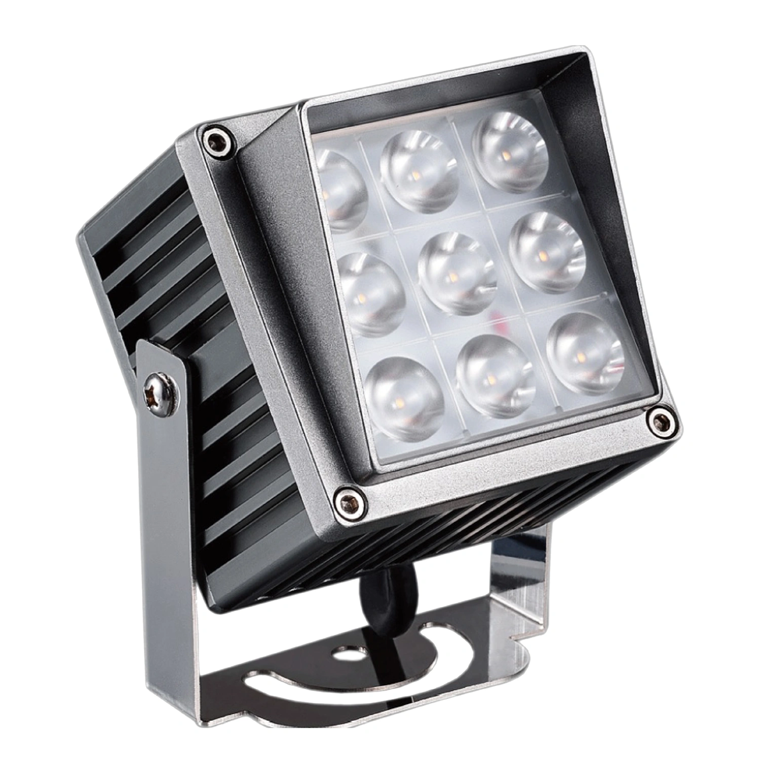 15W LED Flood Light Outdoor, IP65 Waterproof colorful Light, 1800K, Yellow, Blue, Red, Green Flood Lights for Backyard, Garden, Garage, Playground MF02 - Image 2