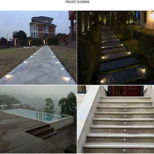 Deck Mini LED Light – 12V-24V DC, IP67 Waterproof – Warm White 3000K – Outdoor Step, Stair & Pathway Lighting – Elsewedy Landscape Accent Light – 1/2/3/4/5 Way Option - Image 9