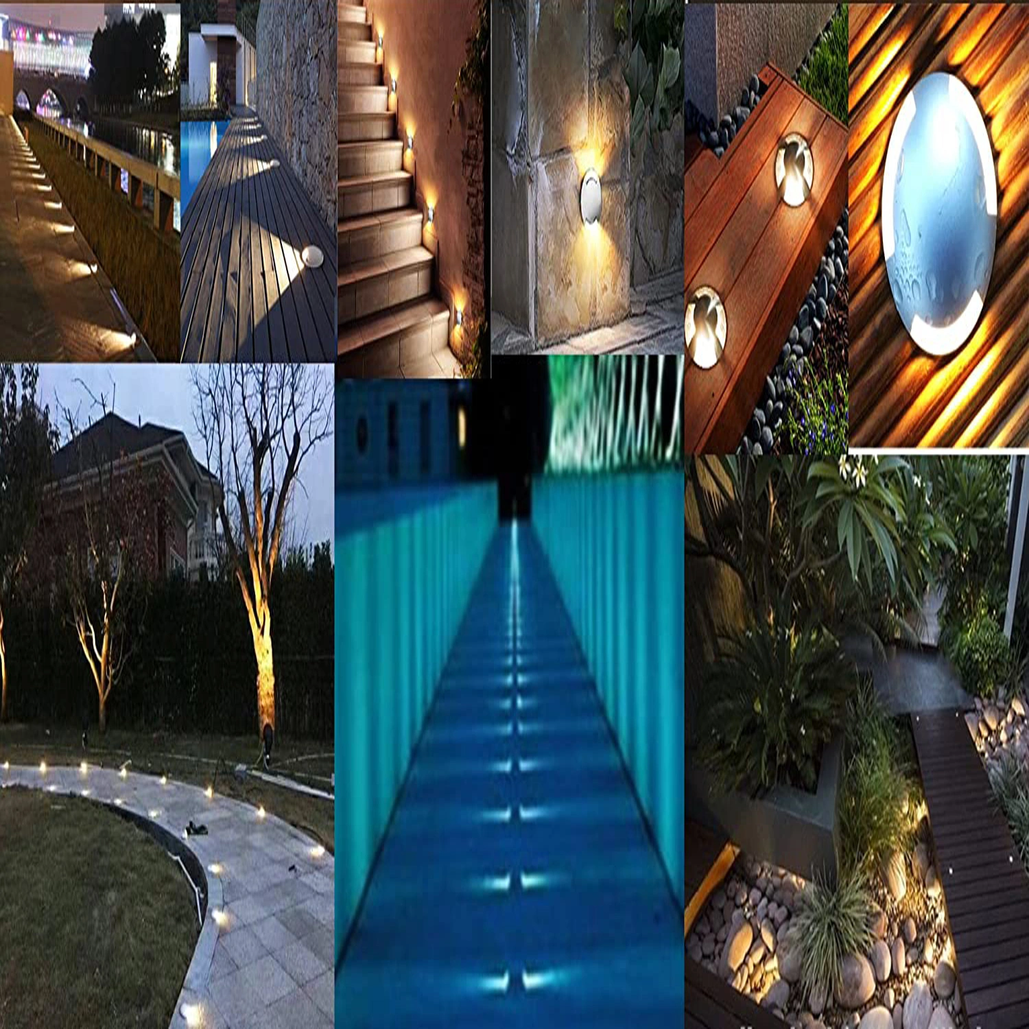 Deck Mini LED Light – 12V-24V DC, IP67 Waterproof – Warm White 3000K – Outdoor Step, Stair & Pathway Lighting – Elsewedy Landscape Accent Light – 1/2/3/4/5 Way Option - Image 3