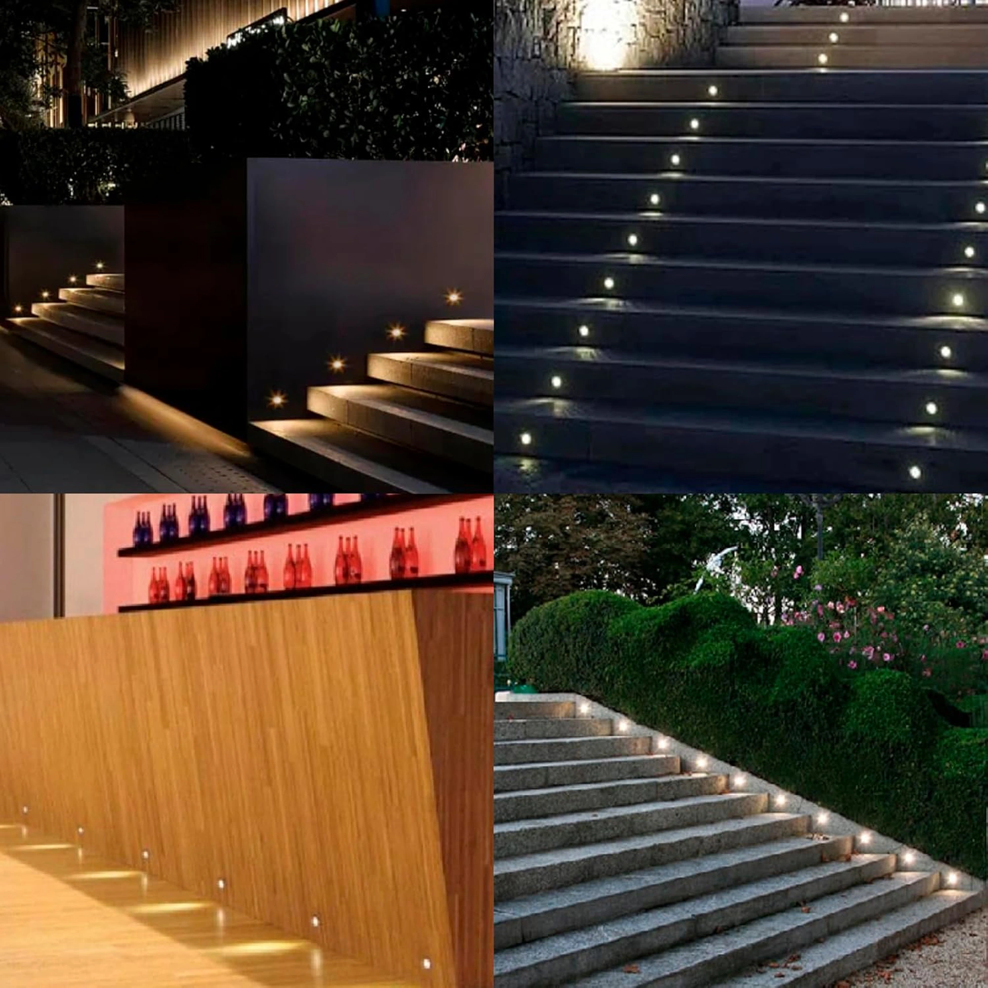 Deck Mini LED Light – 12V-24V DC, IP67 Waterproof – Warm White 3000K – Outdoor Step, Stair & Pathway Lighting – Elsewedy Landscape Accent Light – 1/2/3/4/5 Way Option - Image 6