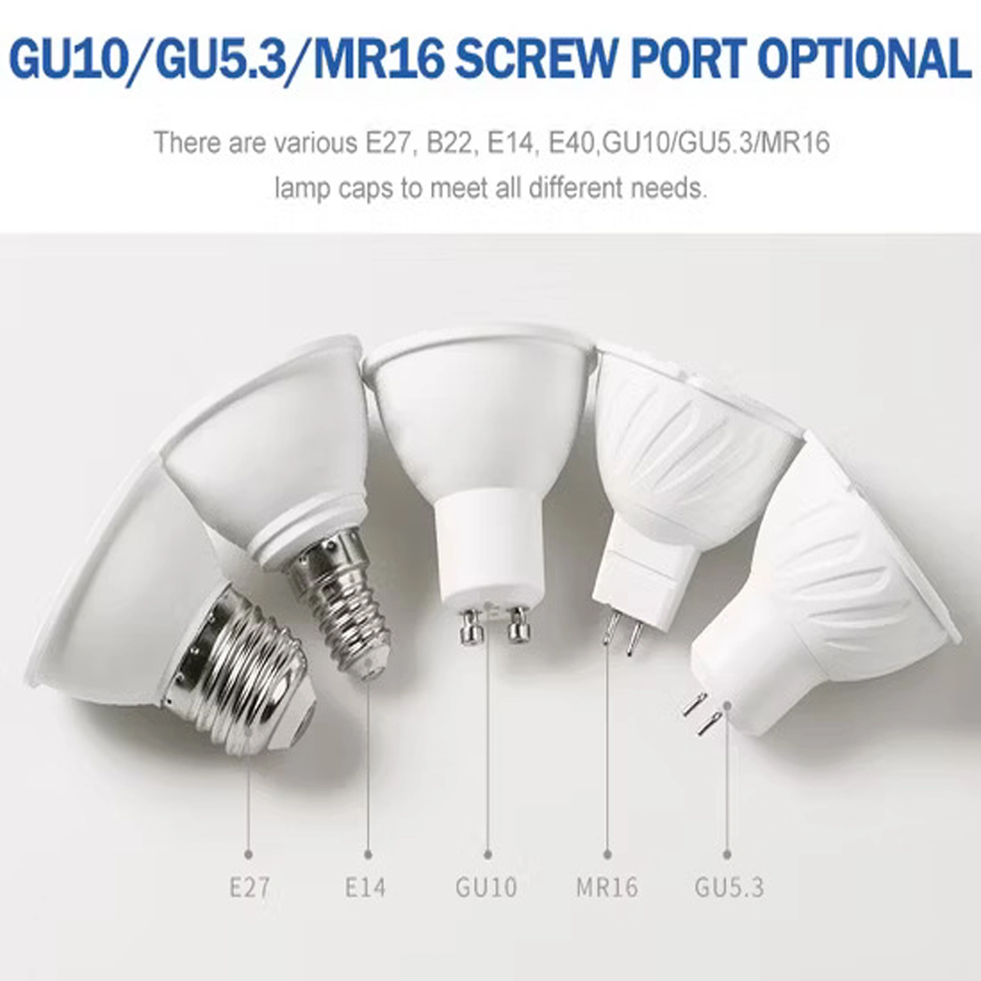 MR16 LED Light Bulb, 3000K/4000K/6500K, Warm White/ Natural White/ Cool White, 6W/ 6.5W 600LM CCT Button, Equivalent to 50W Halogen Spotlight Bulb, Dimmable, 220V, 38°Beam Angle, MR16-CCT-Elsewedy - Image 2
