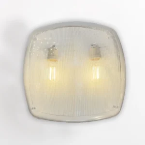 Flush Mount Ceiling Light Fixture E27 – 100W Super Bright Light Fixture Ceiling Mount for Bedroom, Kitchen, Bathroom – Plafonnier Luminaire by Egylux PORTO EGYPORTO-100W