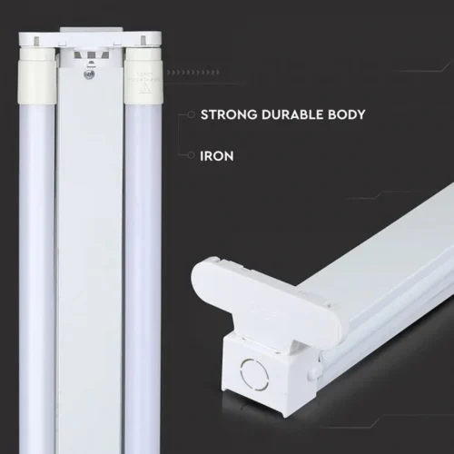 4 FT T8 LED Tube Rod Light Bracket Batten Fitting Single, Double Elsewedy