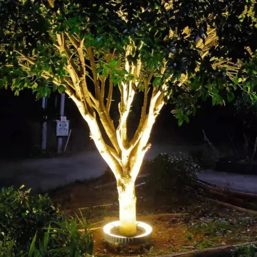 Elsewedy Garden Spike Tree Lights, 12W & 24W LED Spotlights, RGB Outdoor Landscape Lights with Spike, IP65 Waterproof, 1800K, Multi-Color (Red, Blue, Green, Yellow) for Garden, Yard, Lawn - Image 3