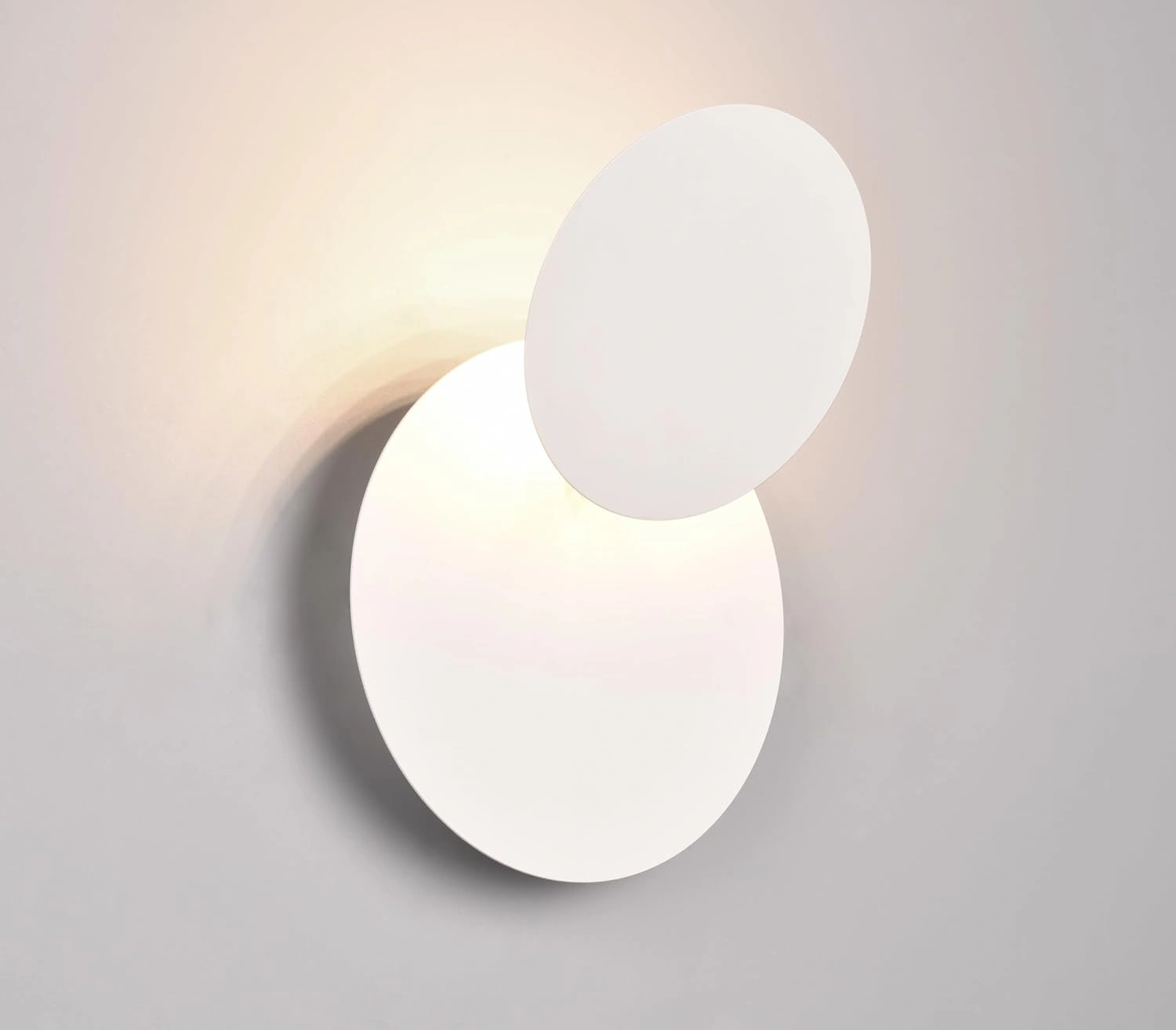 Modern Wall Sconce 29W Outdoor Wall Light, White Light Fixture Versatile Style Wall Lantern for Courtyard/Yard 3000K Warm Lights Round White Outdoor Wall Light X089105-Elsewedy - Image 8