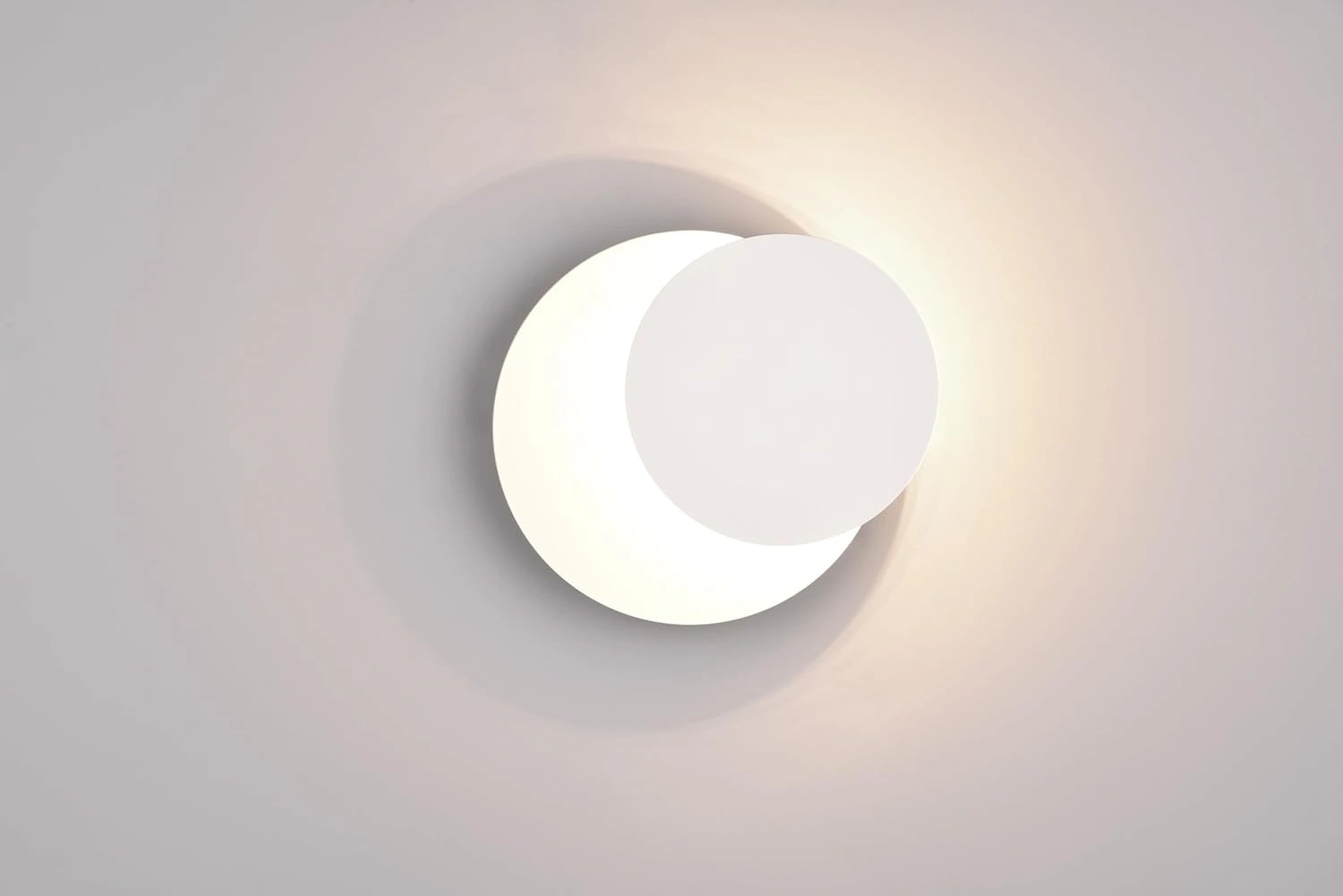 Modern Wall Sconce 29W Outdoor Wall Light, White Light Fixture Versatile Style Wall Lantern for Courtyard/Yard 3000K Warm Lights Round White Outdoor Wall Light X089105-Elsewedy - Image 4