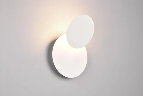 Modern Wall Sconce 29W Outdoor Wall Light, White Light Fixture Versatile Style Wall Lantern for Courtyard/Yard 3000K Warm Lights Round White Outdoor Wall Light X089105-Elsewedy - Image 6